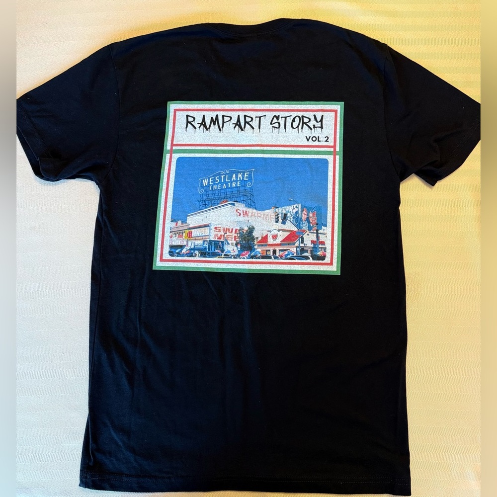 Los Angeles Rampart - Men’s black 100% Cotton T-shirt - size M - NWT